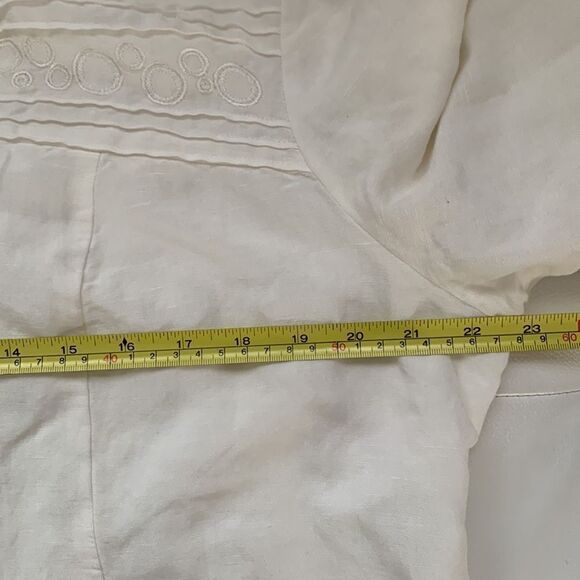 Emma James Linen Blend Blouse/ Skirt Set  Size 12 - Picture 5 of 16